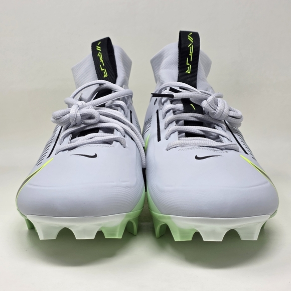 Nike Vapor Edge Pro 360 2 Cleats Mens Sz 10.5 Pure Platinum Green DA5456-004 New - Picture 8 of 11